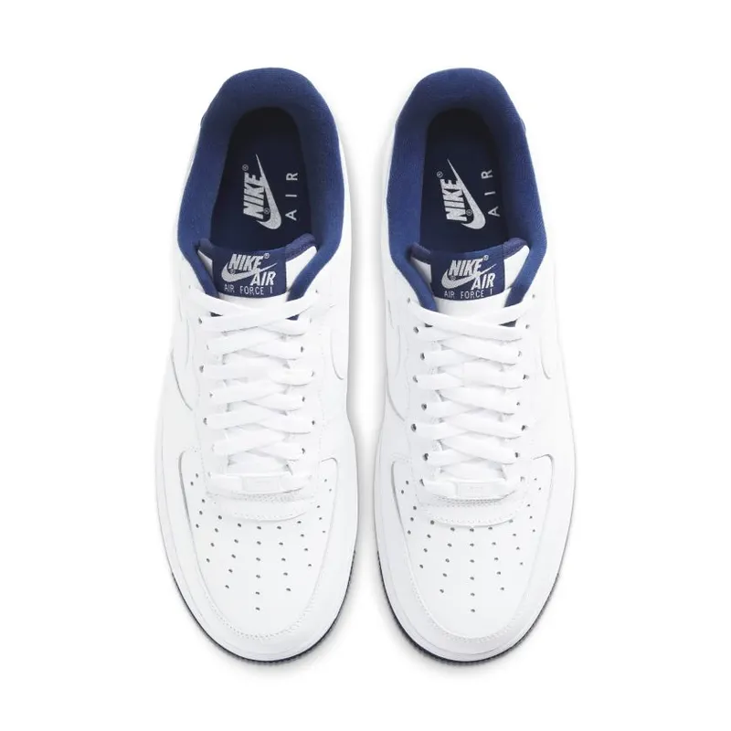 Nike Air Force 1 Low White Deep Royal Blue (CD0884-102)
