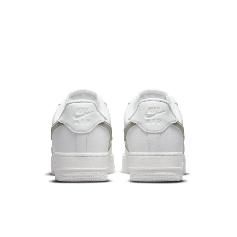 Nike Air Force 1 Low White Gold Glitter Swoosh (Women’s) (DH4407-101)