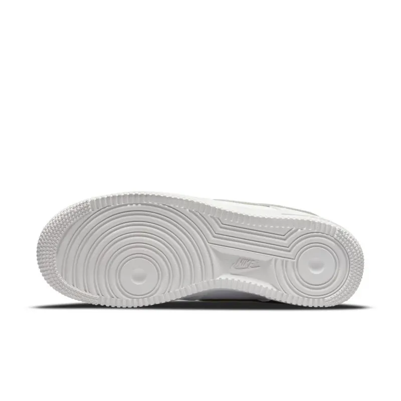 Nike Air Force 1 Low White Gold Glitter Swoosh (Women’s) (DH4407-101)