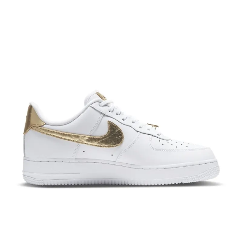 Nike Air Force 1 Low White Metallic Gold (2020) (DC2181-100)