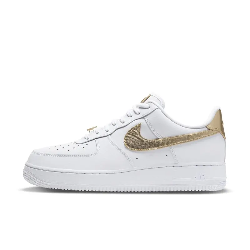 Nike Air Force 1 Low White Metallic Gold (2020) (DC2181-100)