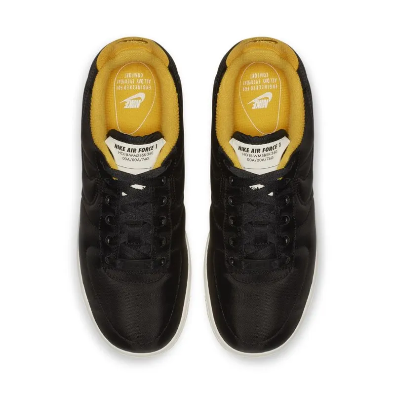 Nike Air Force 1 Lux Black Yellow Ochre (Women’s) (898889-011)