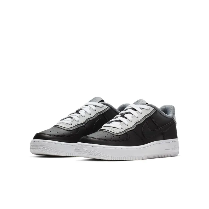 Nike Air Force 1 LV8 Double Black Pure Platinum (GS) (BV1084-001)