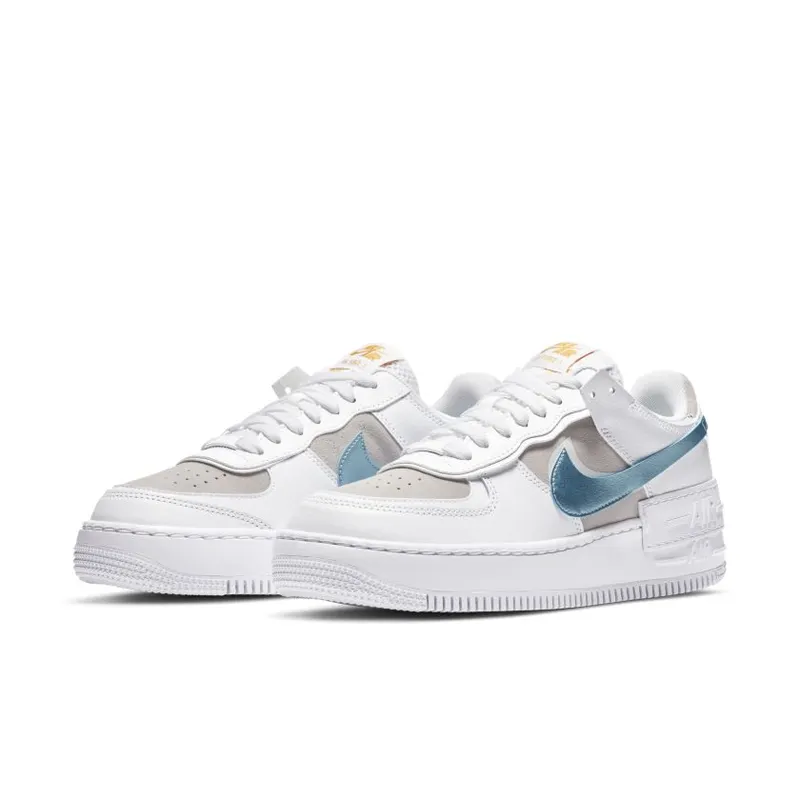 Nike Air Force 1 Low Shadow White Vast Grey Glacier Ice (Women’s) (DA4286-100)