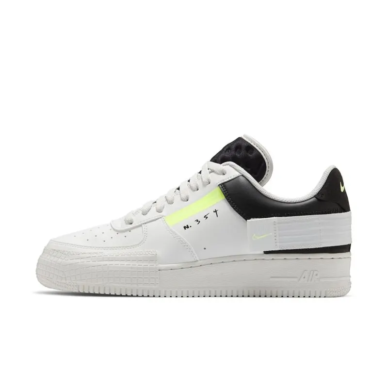 Nike Air Force 1 Low Type White Barely Volt (CK6923-100)