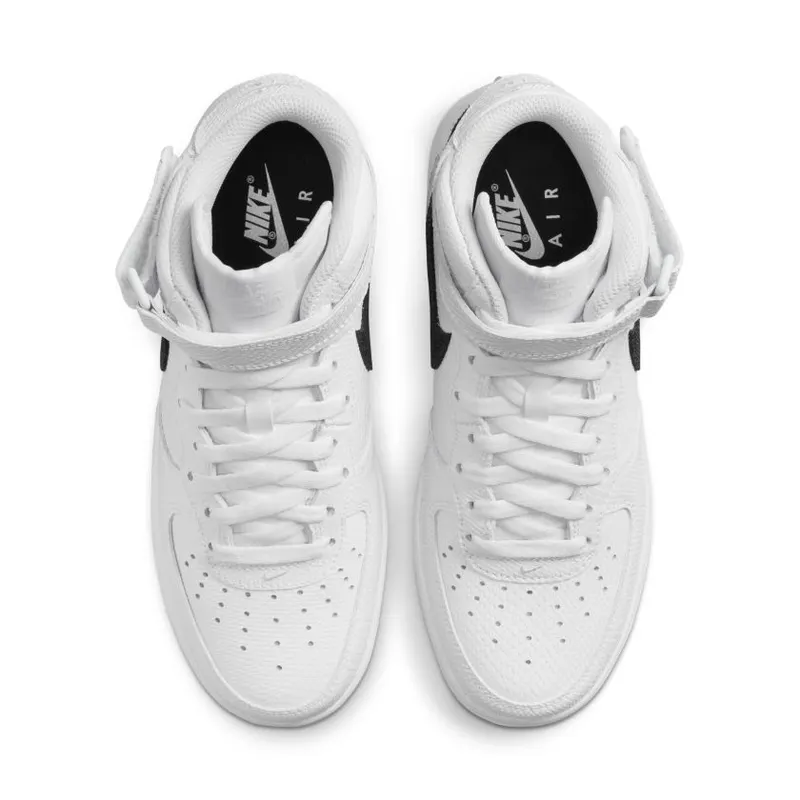 Nike Air Force 1 Mid ’07 Snakeskin White Black (Women’s) (DZ5211-100)