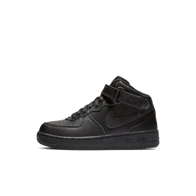 Nike Air Force 1 Mid Black (PS) (314196-004)