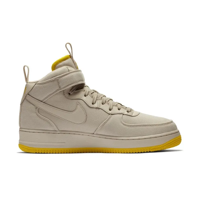 Nike Air Force 1 Mid Canvas Desert Sand Vivid Sulfur (AH6770-002)
