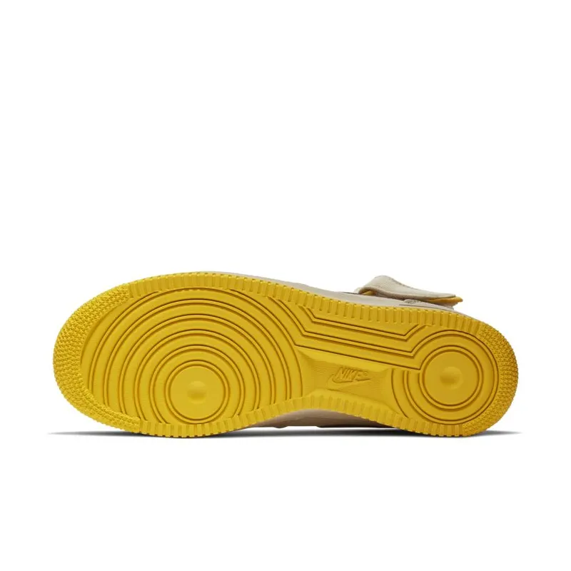 Nike Air Force 1 Mid Canvas Desert Sand Vivid Sulfur (AH6770-002)