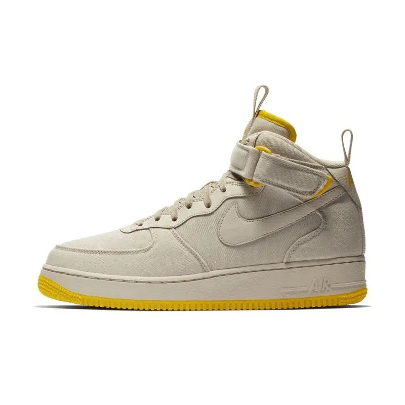 Nike Air Force 1 Mid Canvas Desert Sand Vivid Sulfur (AH6770-002)