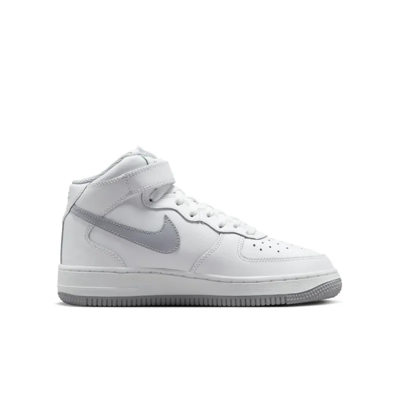 Nike Air Force 1 Mid LE White Wolf Grey (GS) (DH2933-101)