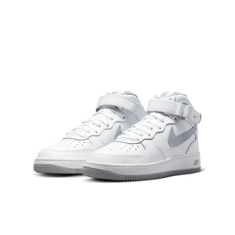 Nike Air Force 1 Mid LE White Wolf Grey (GS) (DH2933-101)