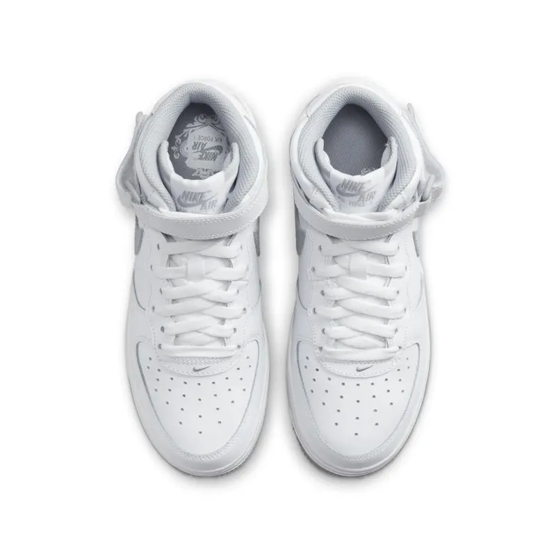 Nike Air Force 1 Mid LE White Wolf Grey (GS) (DH2933-101)
