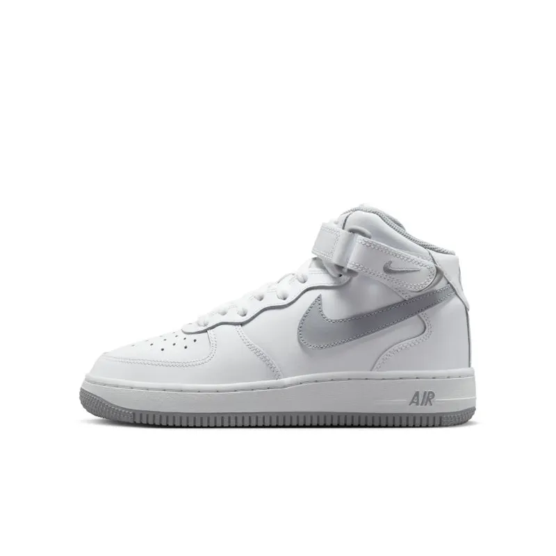 Nike Air Force 1 Mid LE White Wolf Grey (GS) (DH2933-101)