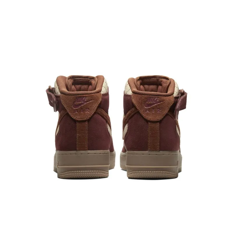 Nike Air Force 1 Mid Plaid Brown (CT1206-900)