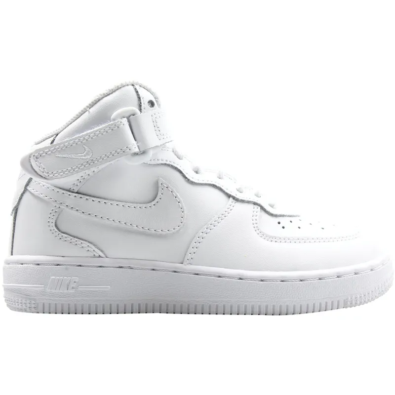 Nike Air Force 1 Mid White (PS) (314196-113)