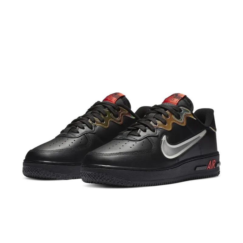 Nike Air Force 1 React Black Glow Habanero Red (CN9838-001)