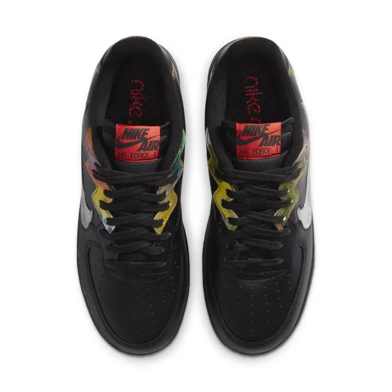 Nike Air Force 1 React Black Glow Habanero Red (CN9838-001)
