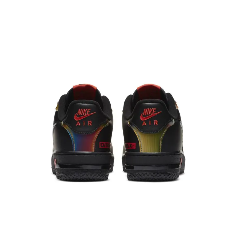 Nike Air Force 1 React Black Glow Habanero Red (CN9838-001)