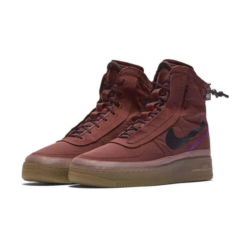 Nike Air Force 1 Shell Burgundy Ash (Women’s) (BQ6096-200)