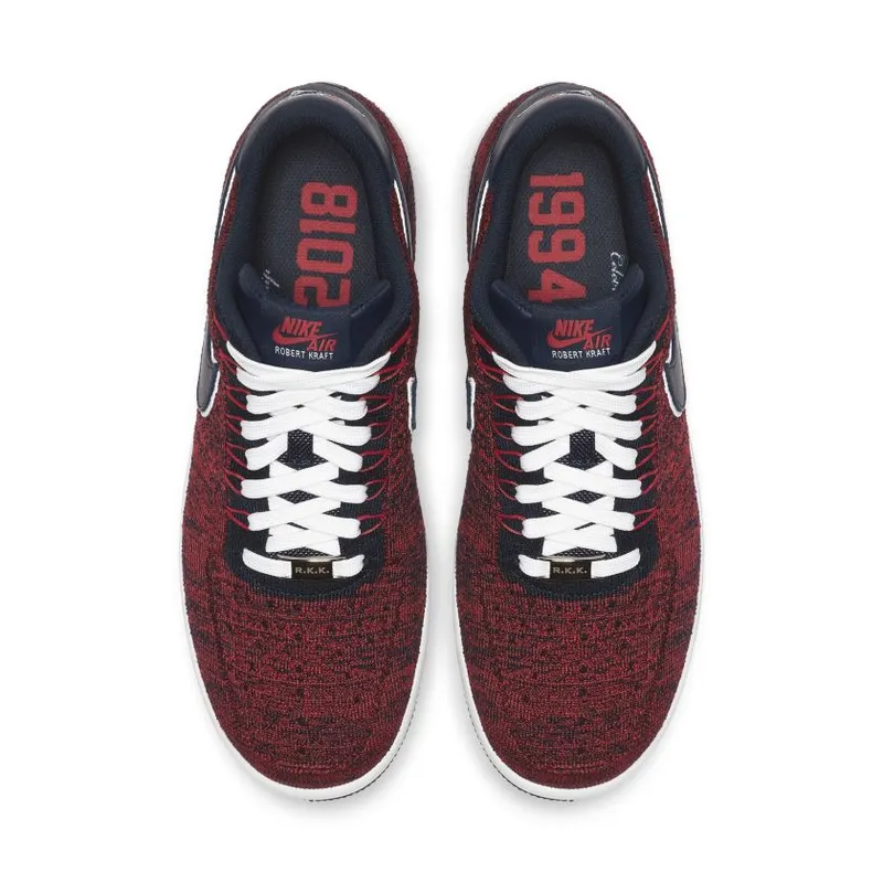 Nike Air Force 1 Ultra Flyknit Low RKK New England Patriots (2018) (AH8425-600)