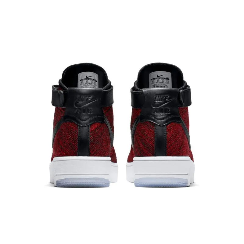 Nike Air Force 1 Ultra Flyknit Mid University Red Black (817420-600)