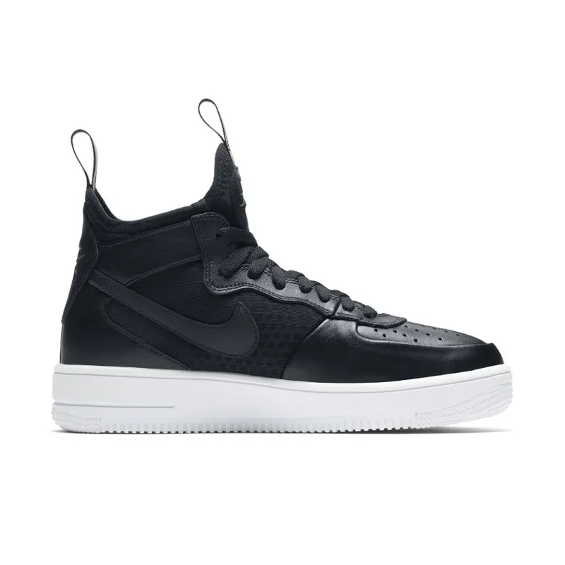 Nike Air Force 1 Ultraforce Mid Black/Black-White (Women’s) (864025-001)