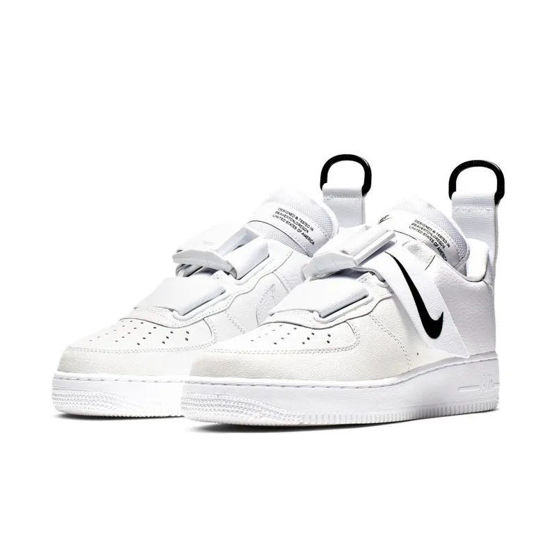 Nike Air Force 1 Utility White Black White Sole (AO1531-101)