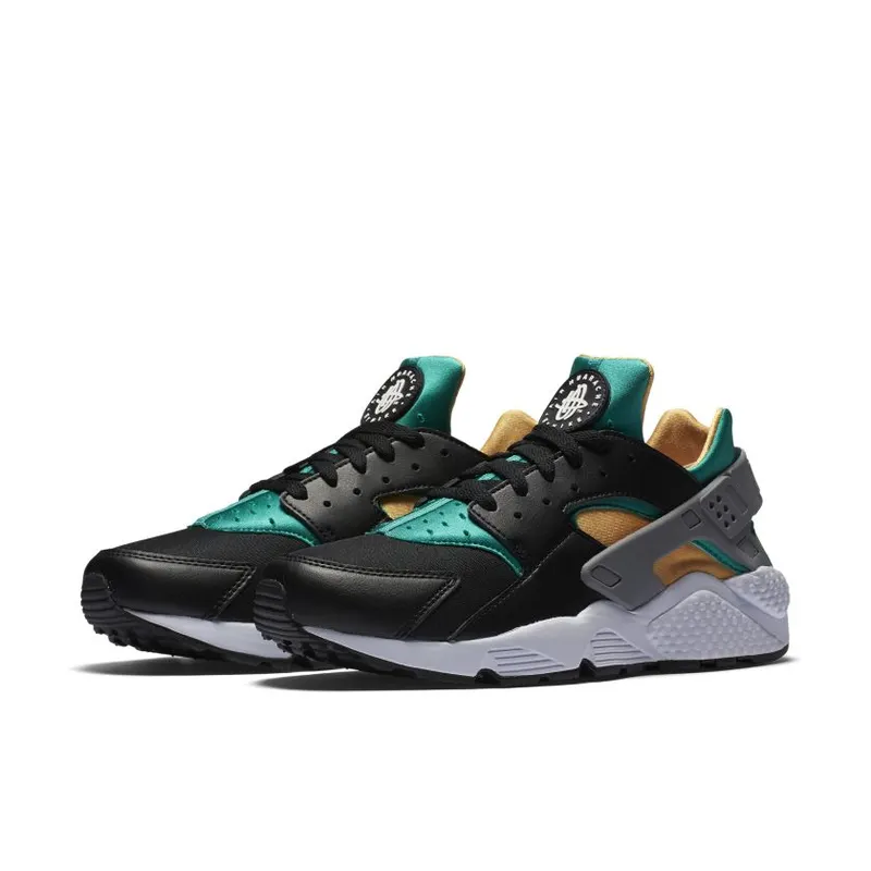 Nike Air Huarache Black/White-Emerald-Resin (318429-018)