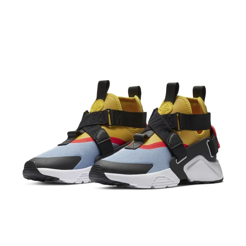 Nike Air Huarache City Aluminum Bright Citron Bright Crimson (Women’s) (AH6787-401)