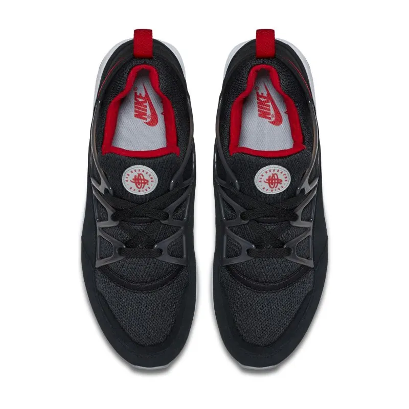 Nike Air Huarache Light Black University Red Wolf Grey (306127-006)