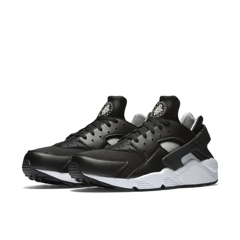 Nike Air Huarache Run Black Flat Silver White (318429-029)