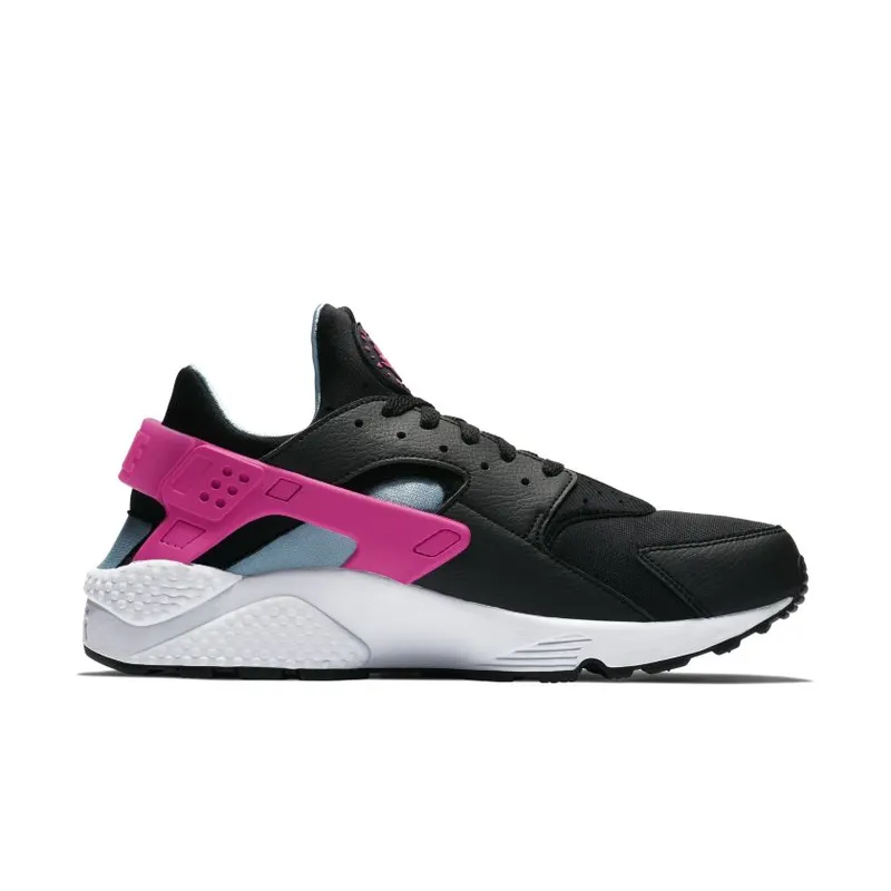 Nike Air Huarache Run Black Laser Fuchsia Blue Gale (BV2528-001)