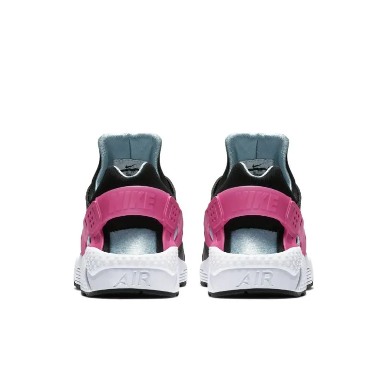 Nike Air Huarache Run Black Laser Fuchsia Blue Gale (BV2528-001)