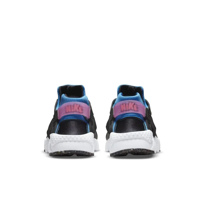 Nike Air Huarache Run Black Photo Blue Active Pink (GS) (DR0166-001)