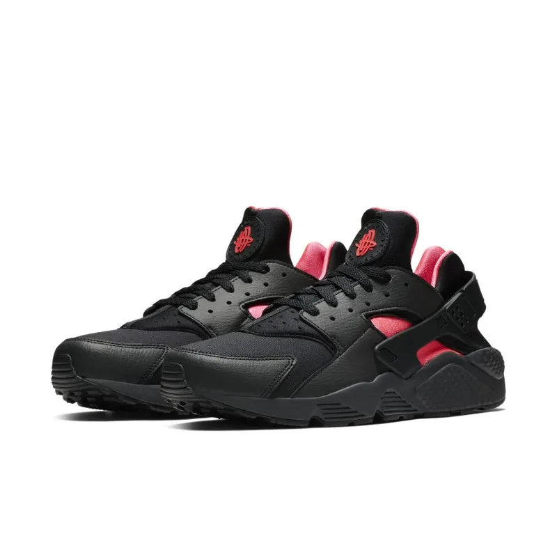 Nike Air Huarache Run Black Solar Red (318429-055)