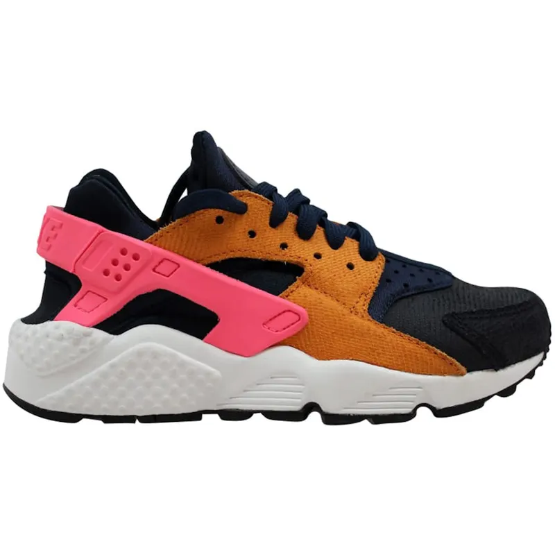Nike Air Huarache Run Premium Obsidian/Black-Sunset-Digital Pink (Women’s) (683818-401)