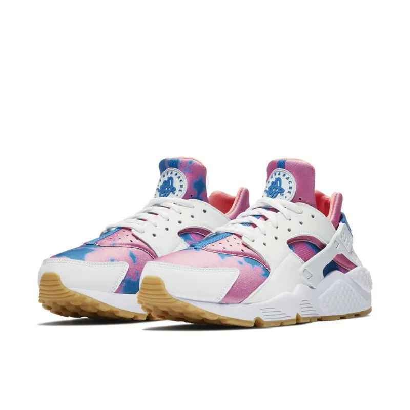 Nike Air Huarache Run Print White Blue Nebula-Blue Nebula (Women’s) (AQ0551-100)