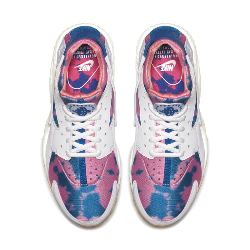 Nike Air Huarache Run Print White Blue Nebula-Blue Nebula (Women’s) (AQ0551-100)