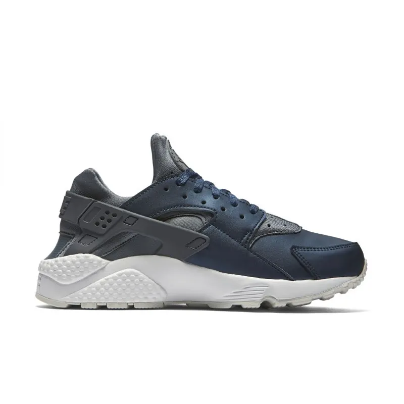 Nike Air Huarache Run Prm Txt Cool Grey Metallic Armory Navy (Women’s) (AA0523-001)