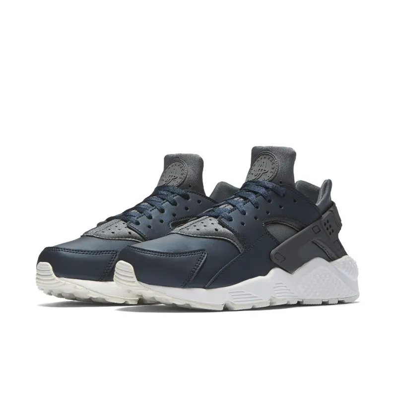 Nike Air Huarache Run Prm Txt Cool Grey Metallic Armory Navy (Women’s) (AA0523-001)