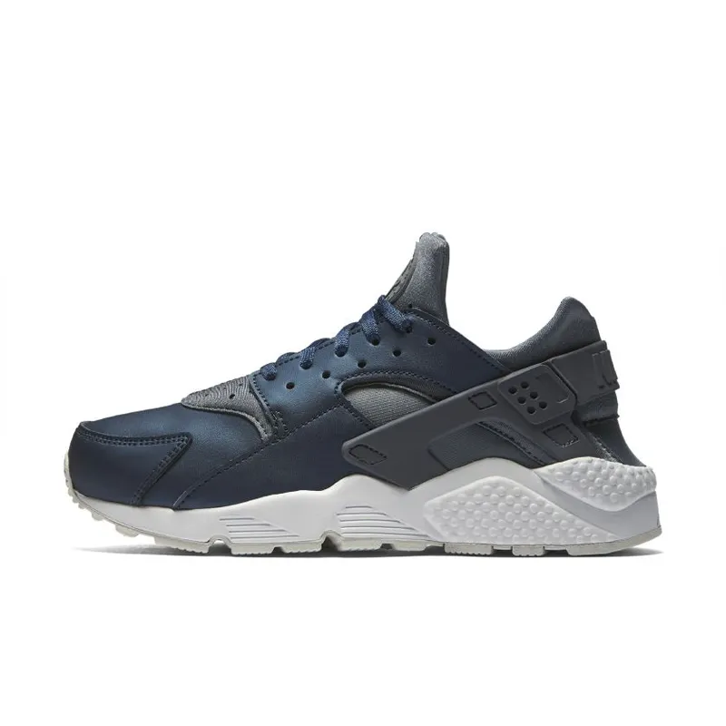 Nike Air Huarache Run Prm Txt Cool Grey Metallic Armory Navy (Women’s) (AA0523-001)