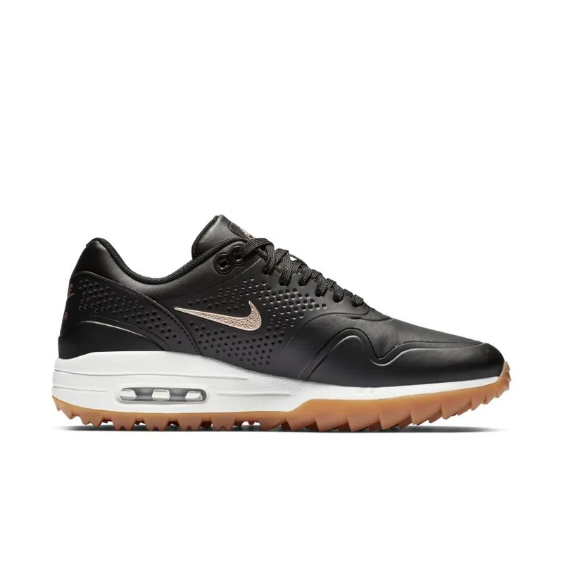 Nike Air Max 1 Golf Black Metallic Red Bronze Gum (Women’s) (AQ0865-002)