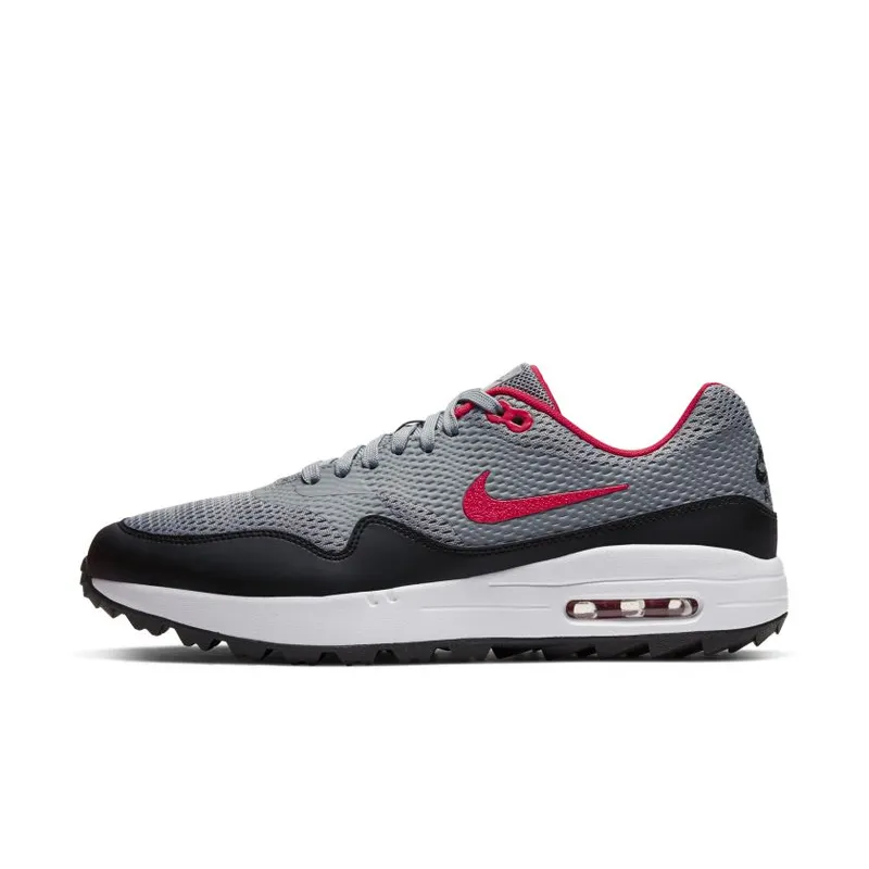 Nike Air Max 1 Golf Particle Grey Red (CI7576-002)