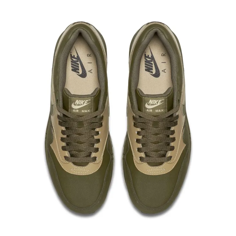 Nike Air Max 1 Ltr Premium Dark Loden/Dark Loden-Dsrt Cm-Black (705282-300)