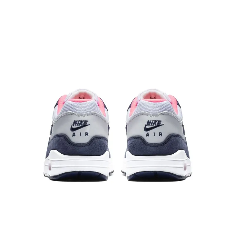 Nike Air Max 1 Pure Platinum Midnight Navy Racer Pink (Women’s) (319986-116)