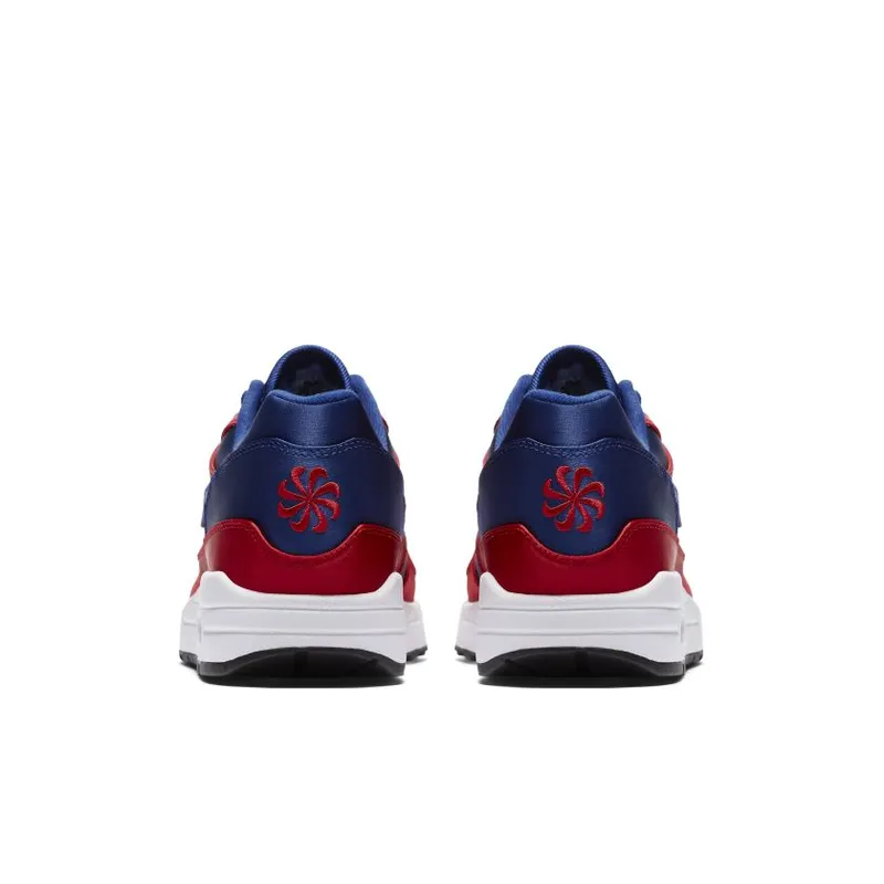 Nike Air Max 1 Satin University Red Deep Royal Blue (AO1021-600)