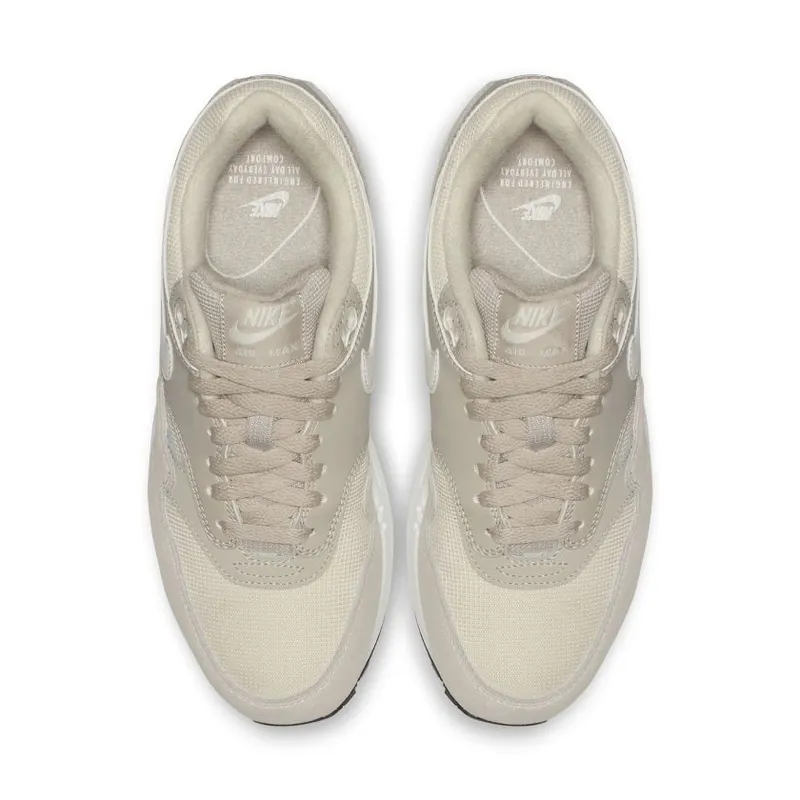 Nike Air Max 1 String Sail Light Cream Black (Women’s) (319986-207)