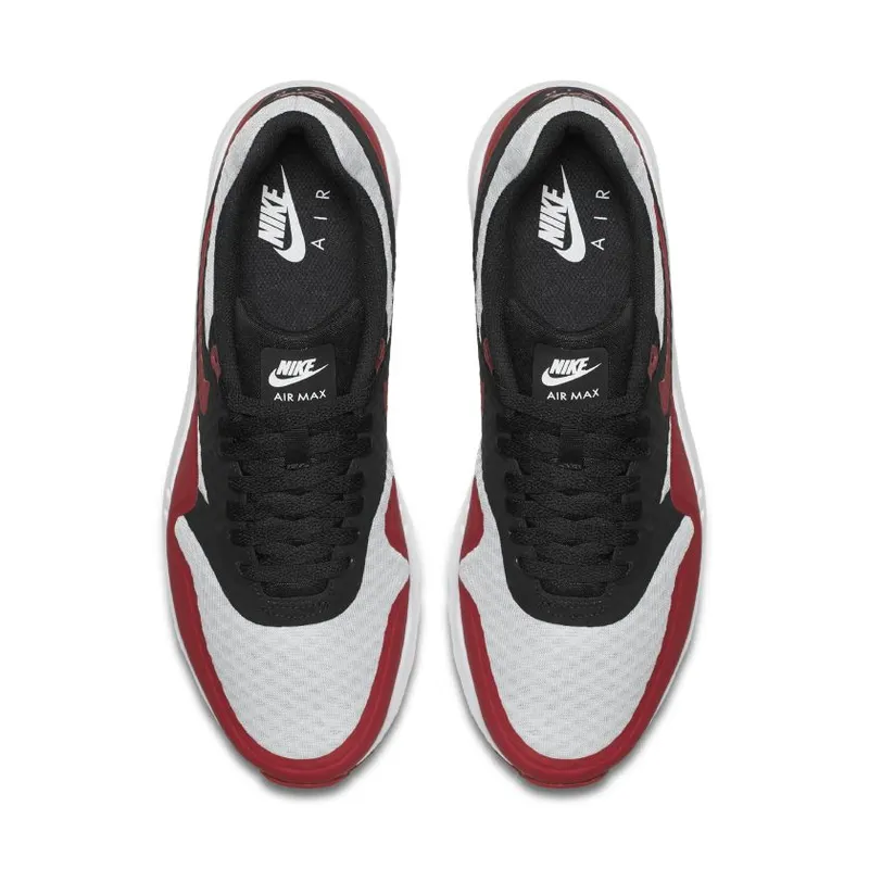 Nike Air Max 1 Ultra Pure Platinum Black Gym Red (819476-005)