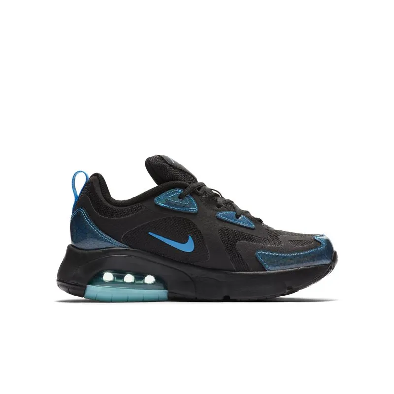 Nike Air Max 200 Black Blue Hero (GS) (CQ4009-001)
